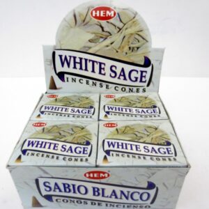 encens sauge blanche en cones