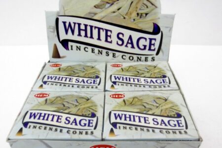 encens sauge blanche en cones