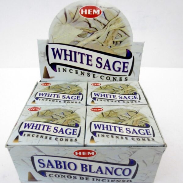 encens sauge blanche en cones